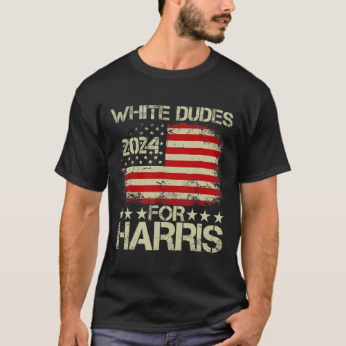 Dudes For Kamala Harris 2024 President Election Re T_Shirt