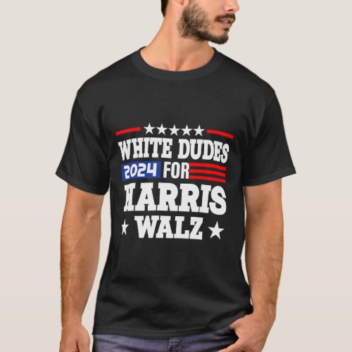 Dudes For Kamala Harris And Waltz WAlzheimer 2024  T_Shirt