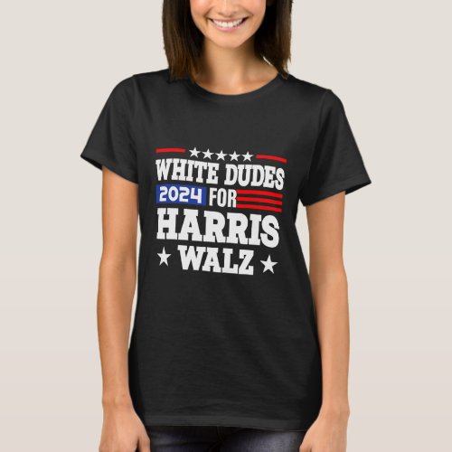 Dudes For Kamala Harris And Waltz WAlzheimer 2024  T_Shirt