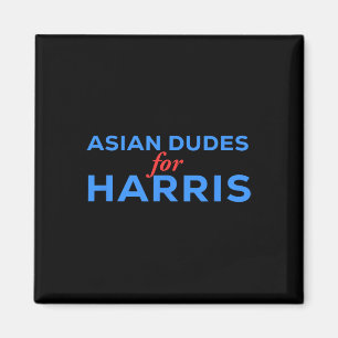 Dudes For Kamala Harris Us President 2024 Usa  Magnet