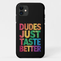 Dudes Just Taste Better Distressed Gay Pride