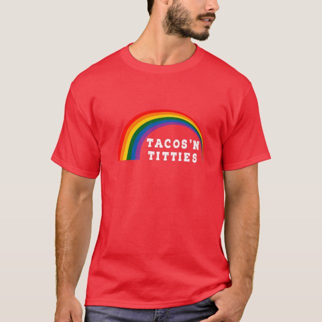Dudes Just Taste Better Funny Quote T-Shirt (Front)