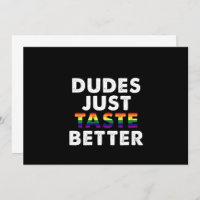 Dudes Just Taste Better Gay Pride Gift Idea