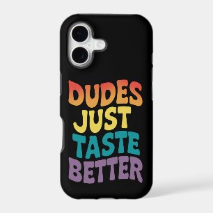 Dudes Just Taste Better Gay Pride Vintage iPhone 17 Case