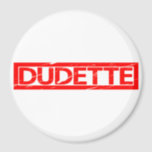 Dudette Stamp Magnet