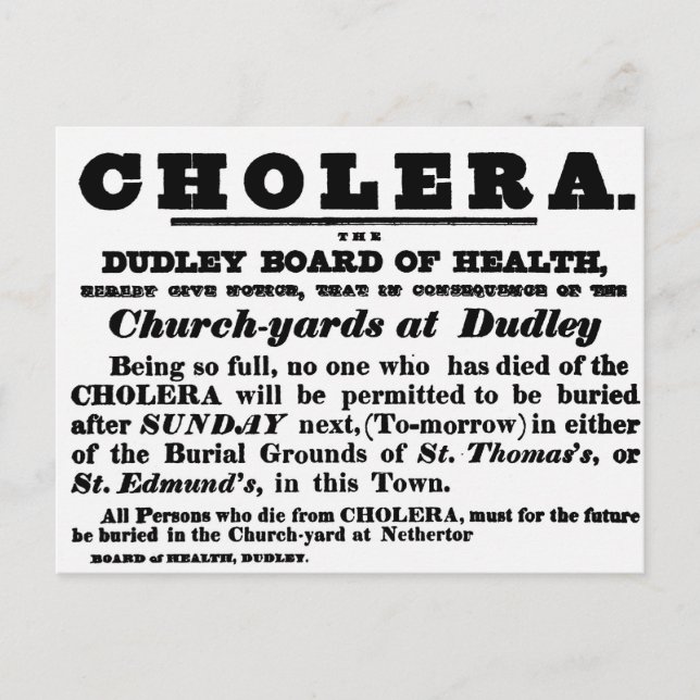 Dudley Board of Health Postcard (Front)