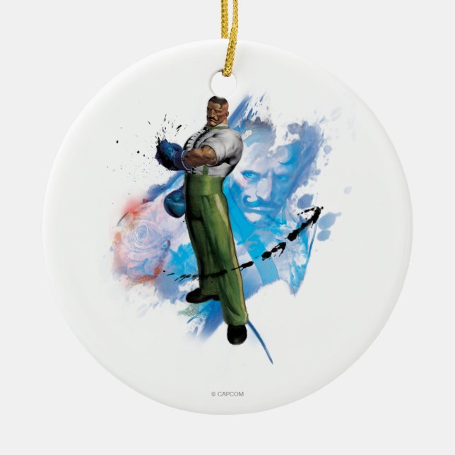 Dudley Ceramic Ornament (Front)