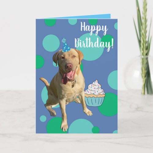 Dudley Labrador Birthday  Card
