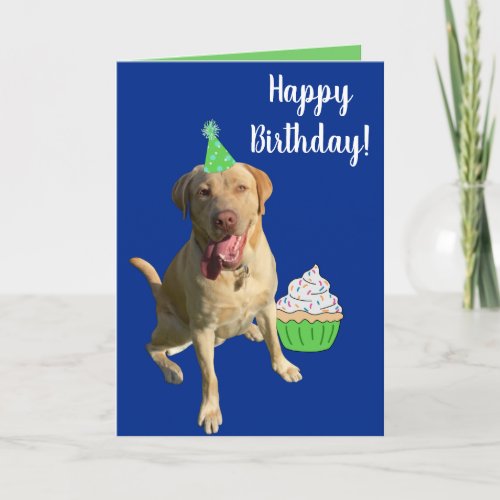 Dudley Labrador Birthday  Card