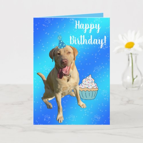 Dudley Labrador Birthday  Card