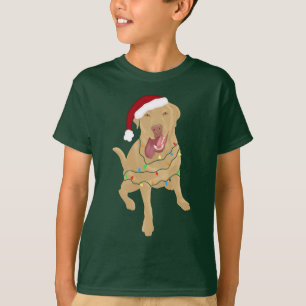Dudley Labrador Christmas T-Shirt