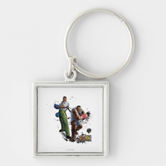 Dudley Vs. Balrog Keychain (Front)