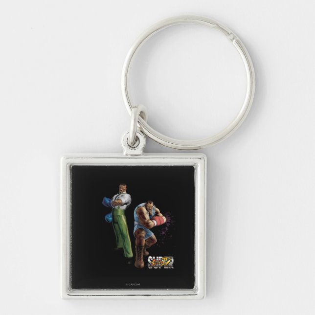 Dudley Vs. Balrog Keychain (Front)