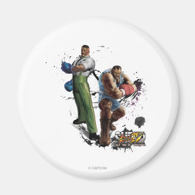 Dudley Vs. Balrog Magnet (Front)