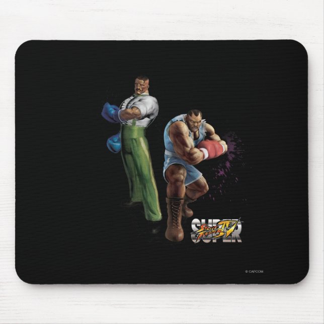 Dudley Vs. Balrog Mouse Pad (Front)