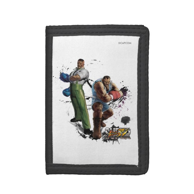 Dudley Vs. Balrog Tri-fold Wallet (Front Vertical)