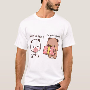 Dudu Bear Surprising His Love Bubu Pandaâ¤Ï¸  T-Shirt