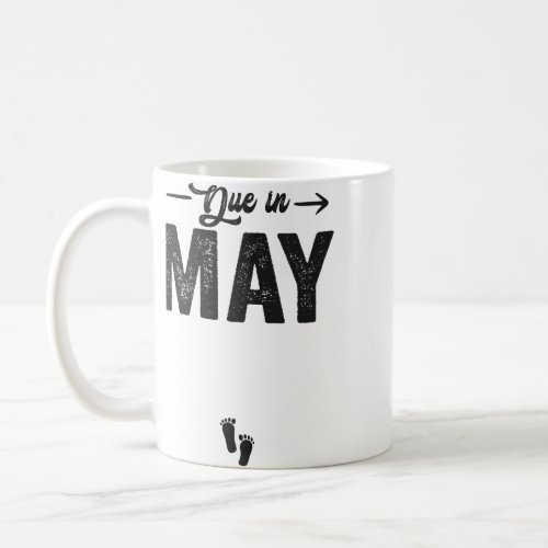 Due In May Baby Announcement Pregnancy Gift  Coffee Mug