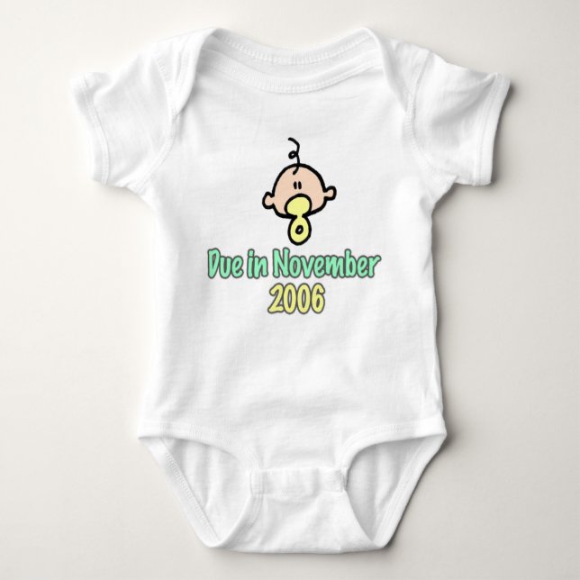 Due in November 2006 Baby Bodysuit (Front)