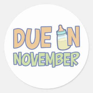 310+ Due Date Stickers and Due Date Sticker Designs | Zazzle