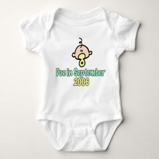 Due in September 2006 Baby Bodysuit