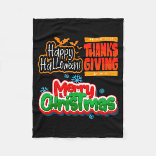 Due To Inflation This Is My Halloween Thanksgiving Fleece Blanket