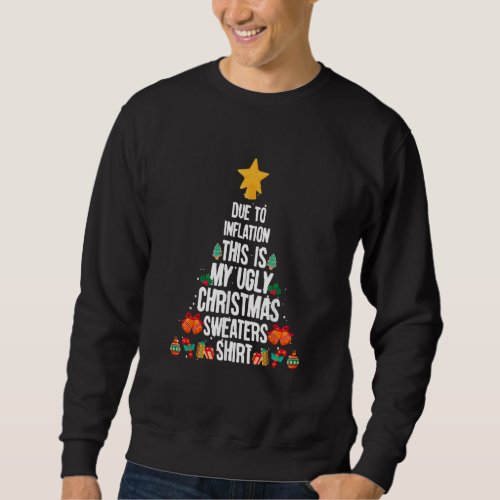 Due to Inflation This Is My Ugly Christmas Sweater