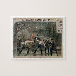 'Duel in the Snow', poster for 'The Banker's Daugh Jigsaw Puzzle