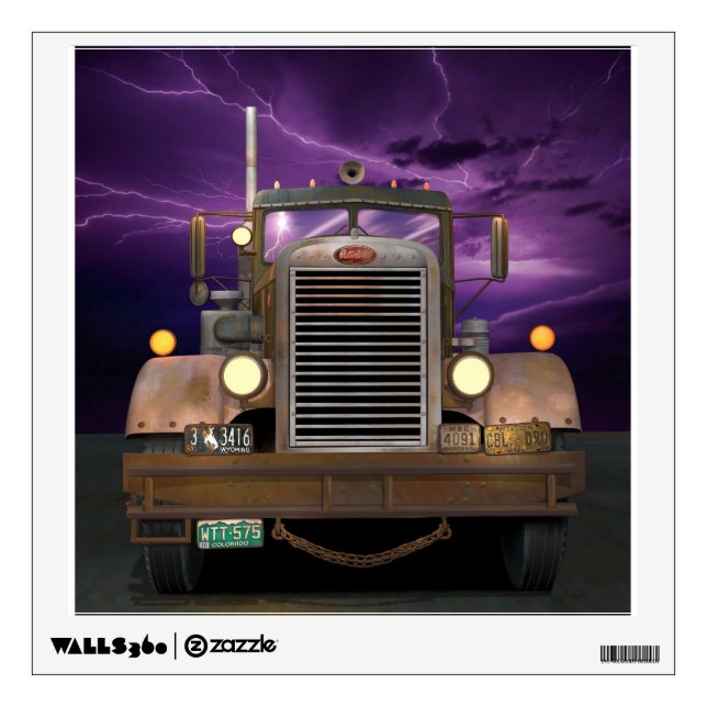 Duel Truck Wall Decal (Front)