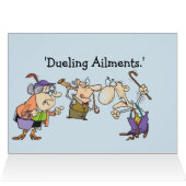 "Dueling Ailments" Cards (Inside Horizontal (Top))