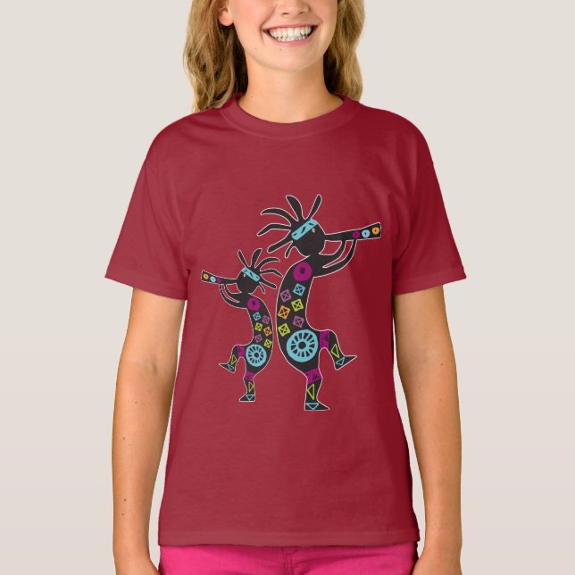Dueling Kids Kokopellis T-Shirt (Front)