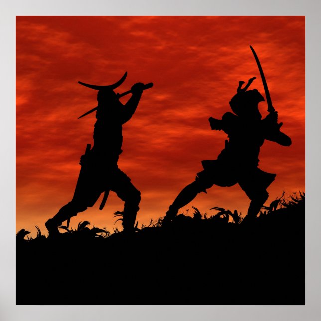 Dueling Samurai Poster (Front)