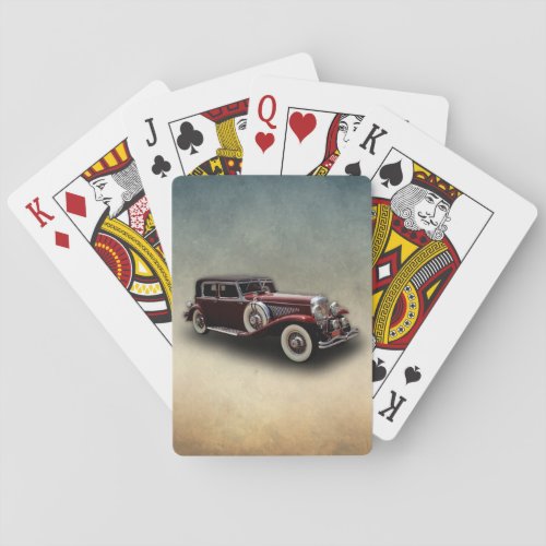 Duesenberg Duesy Model J Classic Car Poker Cards