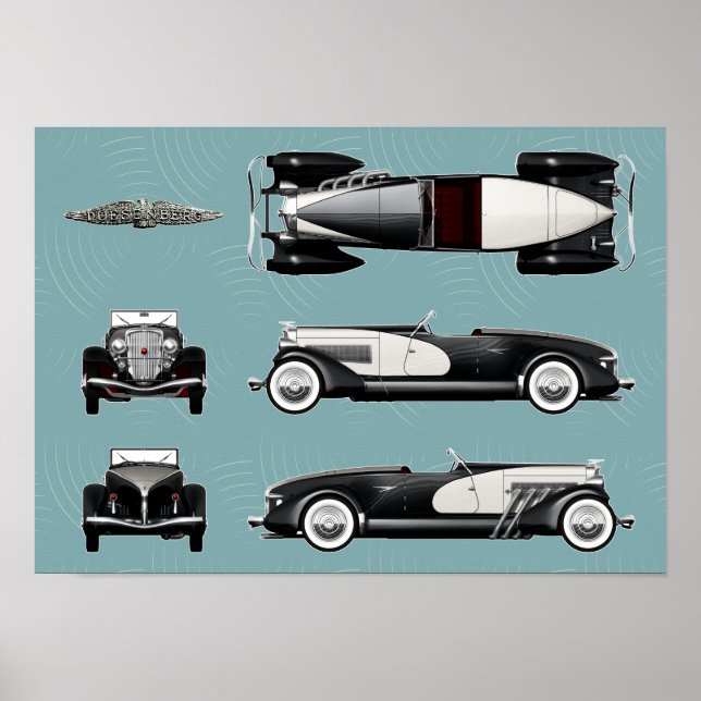 Duesenberg speedster poster (Front)