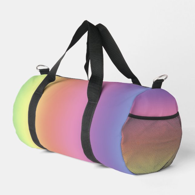 Duffel Bag - Blended Rainbow Colors (Right Corner)