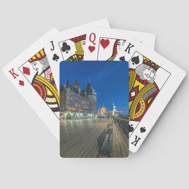 Dufferin Terrace at dawn Poker Cards (Back)