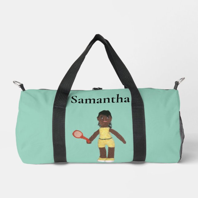 Duffle Bag - Tennis Player Doll (Front)