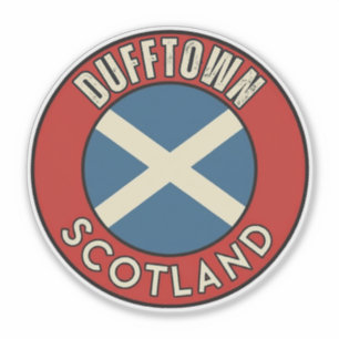 Dufftown, Scotland Sticker