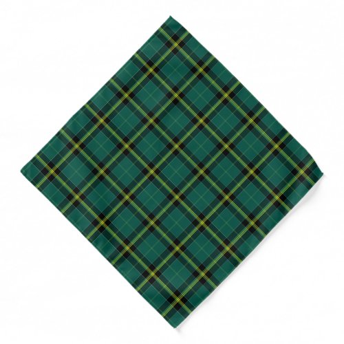 Duffy Clan Tartan Green Plaid Pattern Bandana