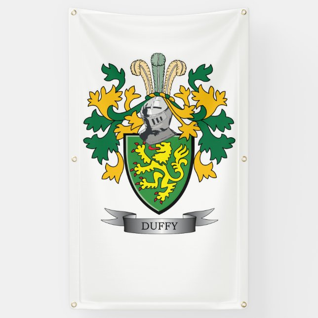 Duffy Coat of Arms Banner (Vertical)
