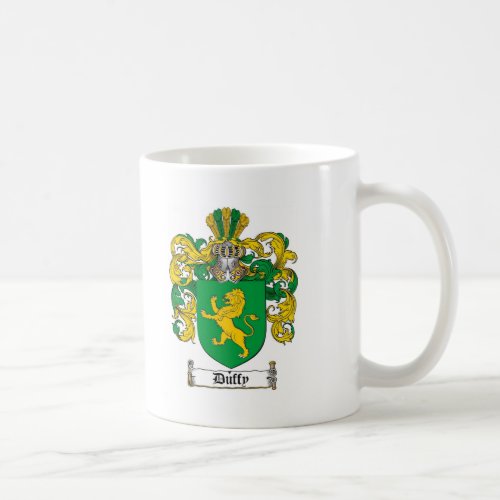 DUFFY FAMILY CREST _  DUFFY COAT OF ARMS COFFEE MUG