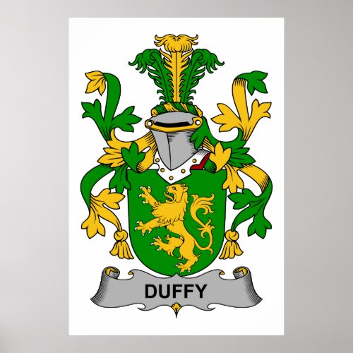 Duffy Family Crest Poster