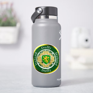 Duffy Shield & Celtic Cross Personalized Sticker