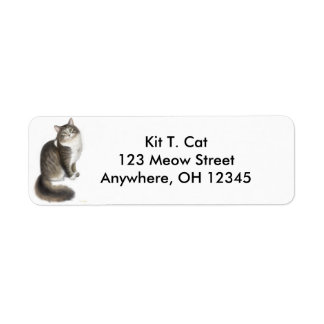 Duffy the Cat Label