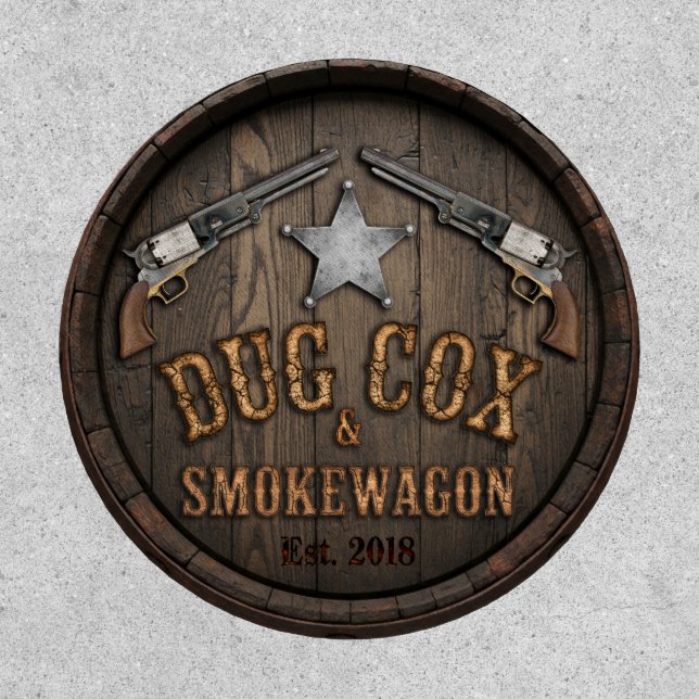 Dug Cox andSmokewagon adhesive patch (Front)