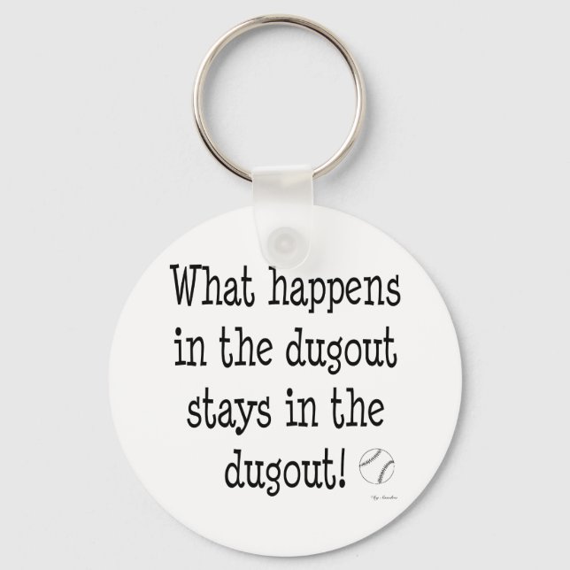 Dug Out Keychain (Front)
