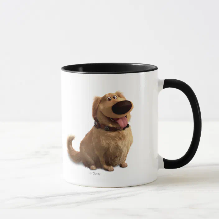 Dug The Dog From Disney Pixar Up Smiling Mug Zazzle Com Dug The Dog From Disney Pixar Up Smiling Mug Zazzle Com