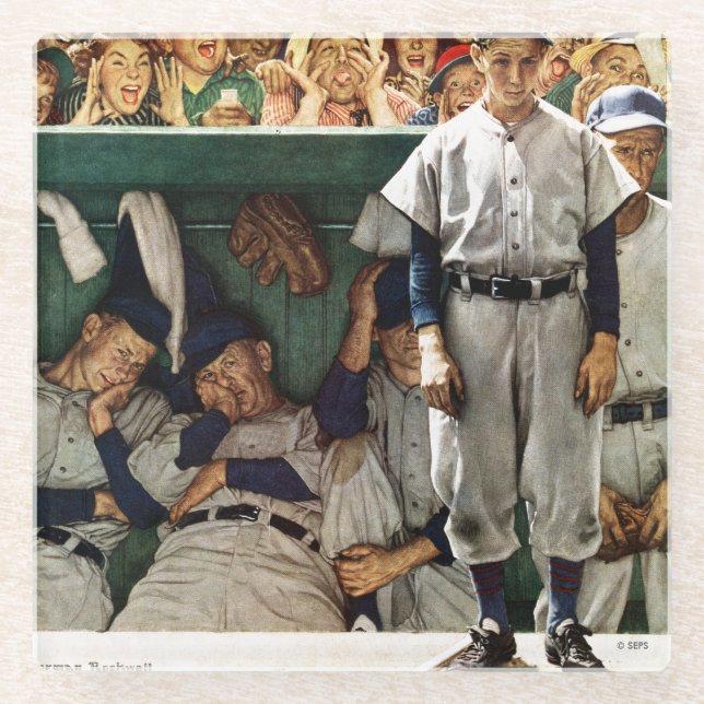 Dugout Glass Coaster (Front)