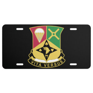 DUI - 101st Airborne Division Sustainment Brigade, License Plate