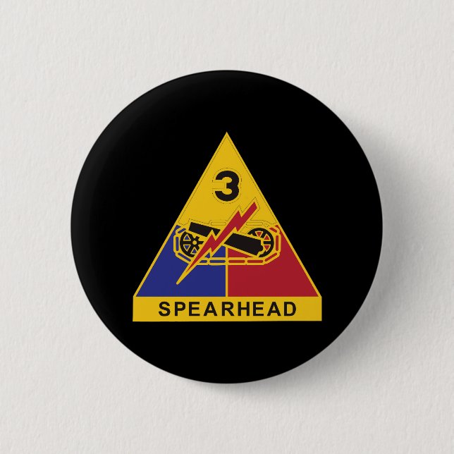 DUI - 3rd Armored Division Button (Front)